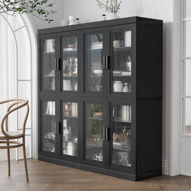 Amazon.com: HOOBRO Tall Coffee Bar Cabinet, Farmhouse Bar